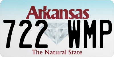 AR license plate 722WMP