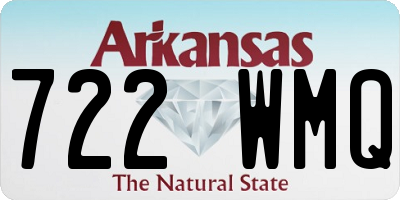 AR license plate 722WMQ