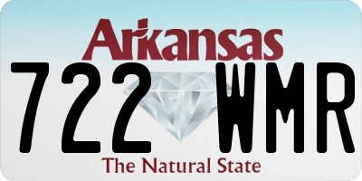 AR license plate 722WMR