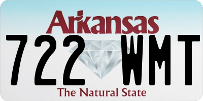 AR license plate 722WMT