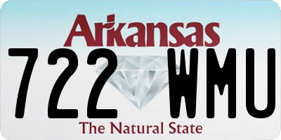 AR license plate 722WMU