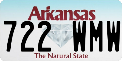 AR license plate 722WMW
