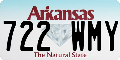 AR license plate 722WMY