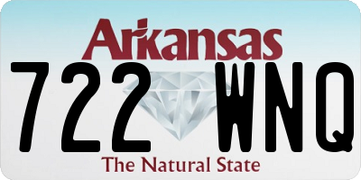 AR license plate 722WNQ
