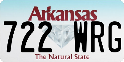 AR license plate 722WRG