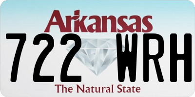 AR license plate 722WRH