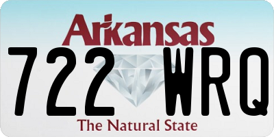 AR license plate 722WRQ