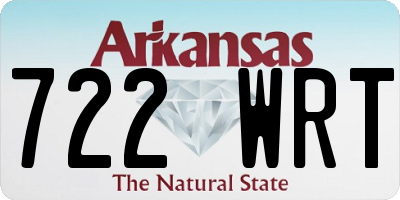AR license plate 722WRT