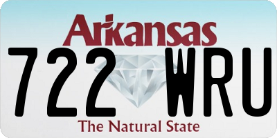 AR license plate 722WRU