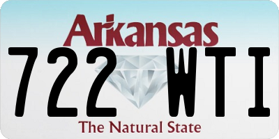 AR license plate 722WTI