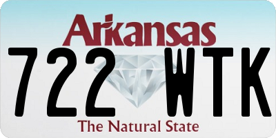 AR license plate 722WTK