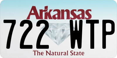 AR license plate 722WTP