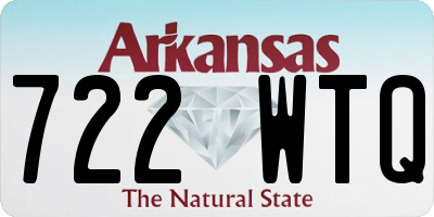 AR license plate 722WTQ