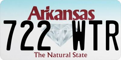 AR license plate 722WTR