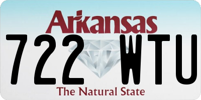 AR license plate 722WTU