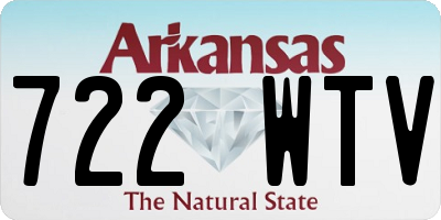 AR license plate 722WTV