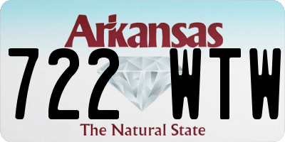 AR license plate 722WTW