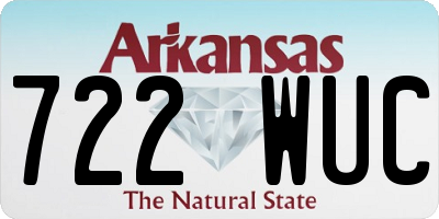 AR license plate 722WUC