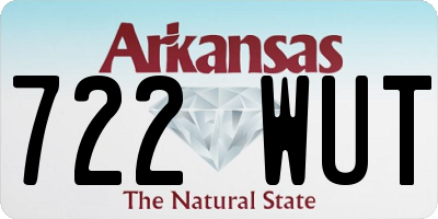 AR license plate 722WUT