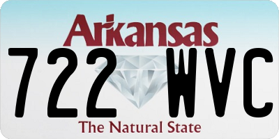 AR license plate 722WVC