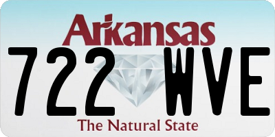 AR license plate 722WVE