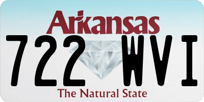 AR license plate 722WVI