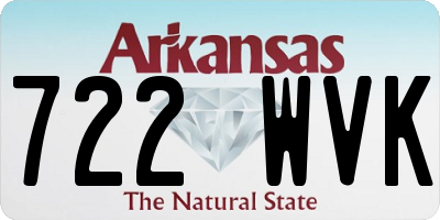 AR license plate 722WVK