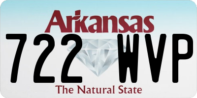 AR license plate 722WVP