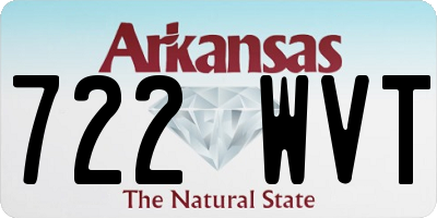 AR license plate 722WVT