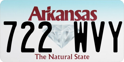 AR license plate 722WVY