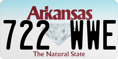 AR license plate 722WWE