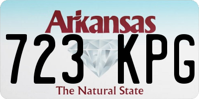 AR license plate 723KPG