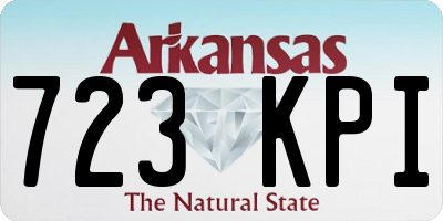 AR license plate 723KPI