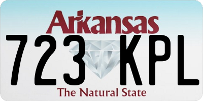 AR license plate 723KPL