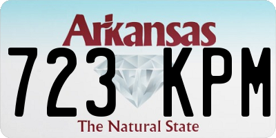 AR license plate 723KPM