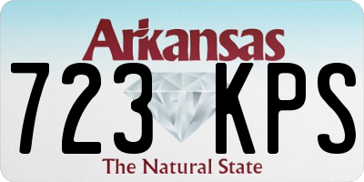 AR license plate 723KPS