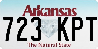 AR license plate 723KPT