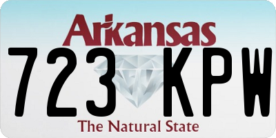 AR license plate 723KPW