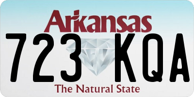 AR license plate 723KQA