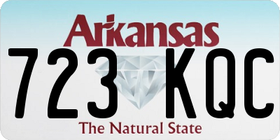 AR license plate 723KQC