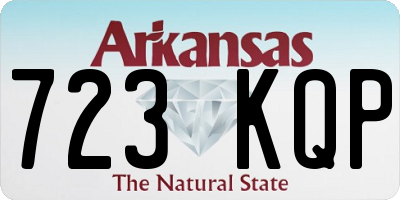 AR license plate 723KQP