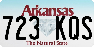 AR license plate 723KQS