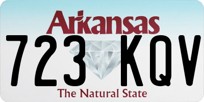 AR license plate 723KQV