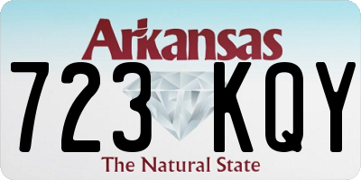 AR license plate 723KQY