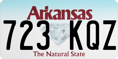AR license plate 723KQZ