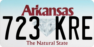 AR license plate 723KRE
