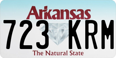 AR license plate 723KRM