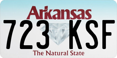 AR license plate 723KSF