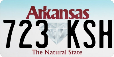 AR license plate 723KSH