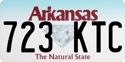 AR license plate 723KTC